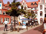 Café am Marktplatz von Wismar